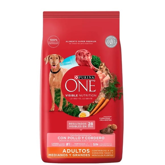 PURINA ONE ONEADULTOMEDGRANDECORDERO12KG