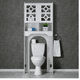 thumbnail image 2 of Mueble Estante de Baño Multifuncional Blanco, 2 of 5