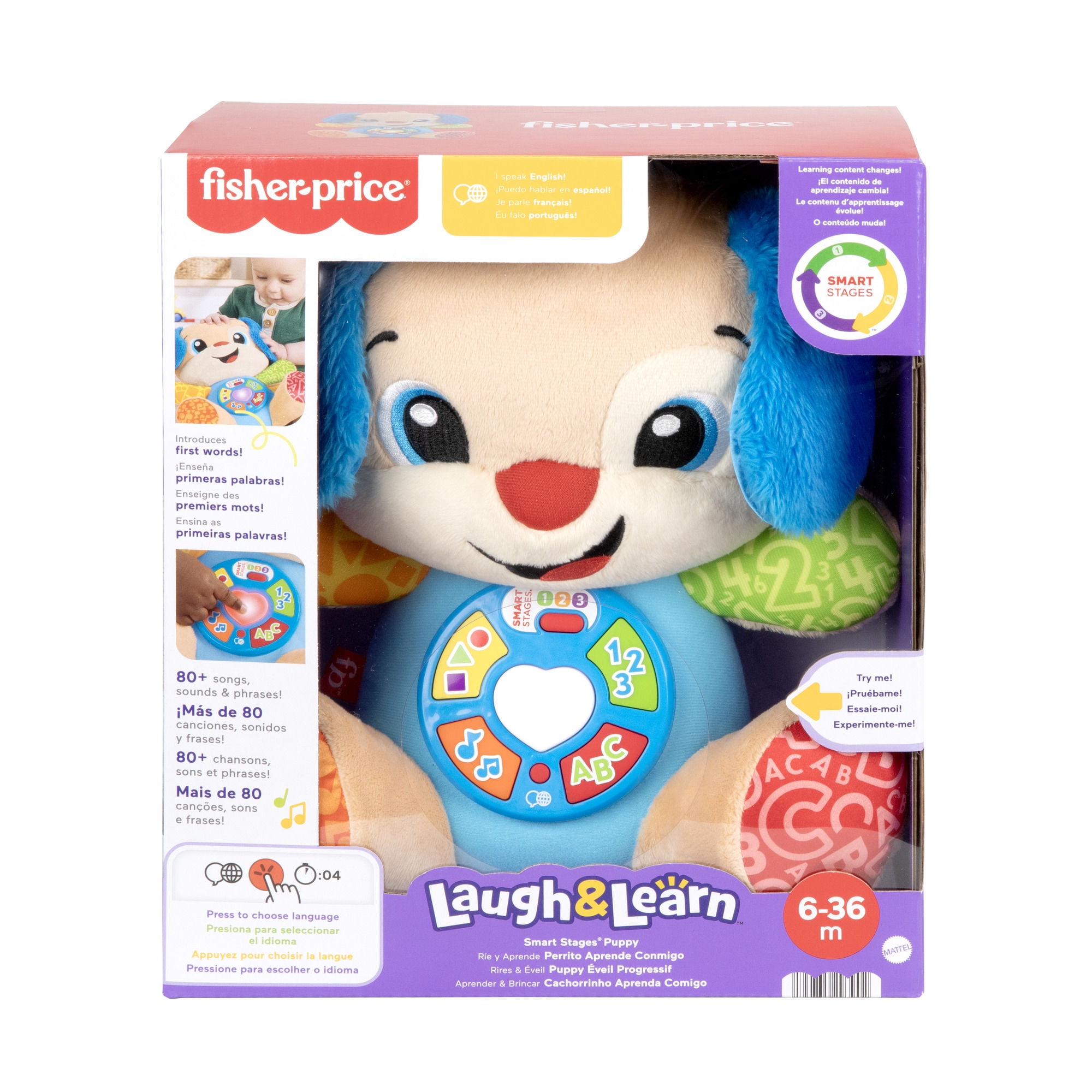 Peluche Perrito Aprende Conmigo Fisher-price
