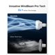 thumbnail image 3 of Ventilador de pared PELONIS de 23 cm con mando a distancia de 3 velocidades, 3 of 7