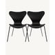 thumbnail image 1 of Set 2 Sillas Jlove Pp Black - Negro, 1 of 3