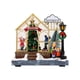 thumbnail image 1 of Invernadero navideño iluminado, casa navideña con luces LED, accesorios para fotos, escenas navideñas, casas de pueblo para salas de estar y festivale, 1 of 5