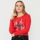 thumbnail image 3 of Polera Mujer Manga Larga Rojo Local Print Corona, 3 of 5