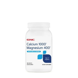 Gnc - Calcio Y Magnesio, 180 Comprimidos
