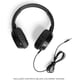 thumbnail image 2 of Auriculares supraaurales Skullcandy Riff con cable negros y micrófono, 2 of 7