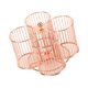 thumbnail image 2 of Soporte De Almacenamiento De Escritorio, Estantes De Cubiertos Portátiles Para Condimentos De Encimera Del Hogar, Oro Rosa, 2 of 3