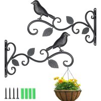 Genérica - 2 Ganchos De Pared Para Colgar Plantas En Macetas