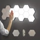 thumbnail image 1 of 6 Packs Touch Control Hexagonal Bedroom LED Wall Light, Neutral White Lamp Touch Night Light, 1 of 2