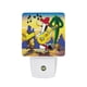 thumbnail image 1 of El Show de Quick Draw McGraw Luz nocturna LED con sensor de anochecer a amanecer para dormitorio, baño, pasillo, escaleras - Lámpara LED nocturna de enchufe, 0.5W - 1 pieza, 1 of 6