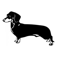 Rienda Libre Graphics - Decomural Dachshund Pet Dog Ws-34681