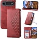 thumbnail image 3 of Funda Flip FOXDOCK para iPhone 17 Air , Estilo Billetera con Diseño Rombo, Correa de Mano y Soporte, Uso Diario, 3 of 6