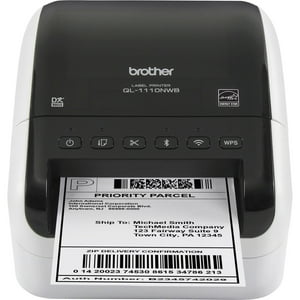 Impresora De Etiquetas Brother Ql-1110Nwb Monocromática De Gran Formato