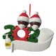 thumbnail image 1 of 2020 árbol De Navidad Adorno Colgante De Bricolaje Navidad Negro Miembro De La Familia De 2, 1 of 4