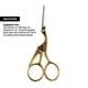thumbnail image 2 of Bordado forjado Scissors Singer de 10 cm con punta curva, dorado, 2 of 4