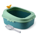 thumbnail image 1 of Arenero Para Gato Ballenita Con Pala Y Juguete De Color Verde, 1 of 3