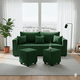 thumbnail image 1 of Living Aurelia 3 Cuerpos + 2 Pouf Tela VERDE, 1 of 1