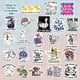 thumbnail image 5 of Stickers ETHEL 238 piezas holográficos de vinilo impermeable, 5 of 8