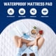thumbnail image 5 of Protector de colchón impermeable Utopia Bedding Twin White, 5 of 9