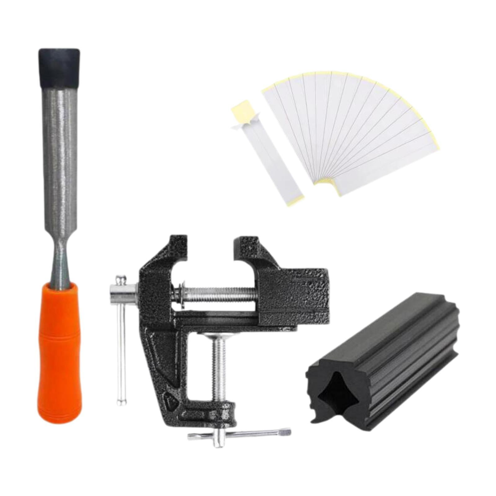 Magideal - Kit De Agarre De Golf Club Tabla Herramientas De Reparación De Suboperación 15 Kit De Reemplazo De Cintas De Doble Cara Capacitación De Agarre De Goma Mango Naranja