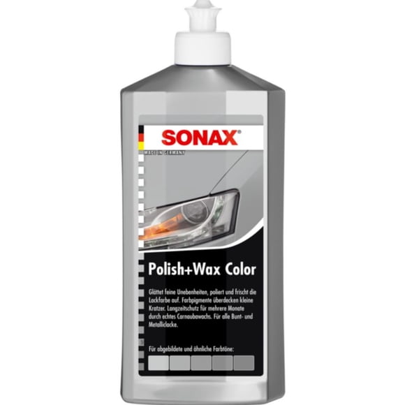 Cera Para Autos Polish Wash Gris 500 ML, 1 Un