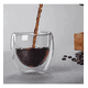 thumbnail image 1 of Juego 4 Tazas Café Vidrio 80ml - Doble Pared, 1 of 4