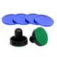 thumbnail image 5 of Deslizadores y discos de hockey de aire, paletas de hockey de aire, deslizadores, fieltro, mangos de portería pequeños, deslizadores de mesa de juego Putter negro, 5 of 5