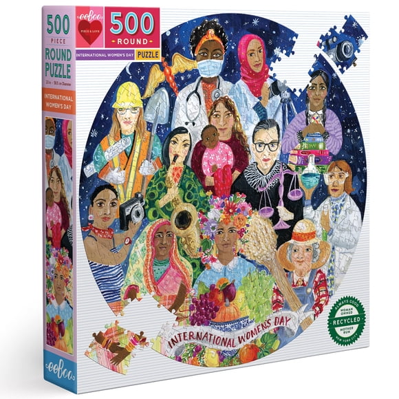 Puzle eBoo Piece and Love, Día Internacional de la Mujer, 500 piezas