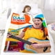 thumbnail image 5 of El Aula de Caitie anti-pilling, suave, ligera, esponjosa y acogedora de lujo para hogar y cocina – Perfecta para niños y adultos,100X80cm, 5 of 6