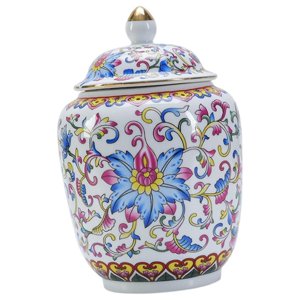 Magideal - Tarro De Almacenamiento De Té De Cerámica, Tarro De Jengibre, Latas De Té, Latas De Esmalte De Color, Elegante Para Cocina, Especias, Café, Condimento