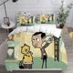 thumbnail image 1 of Mr. Bean Animated Series Bedding Sets Comforter Quilt Bed Cover Duvet Cover Pillow Case 2-3 Pieces Sets Kids Adult Size, 1 of 5