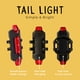 thumbnail image 5 of Set de Luces Recargables para Bicicleta VivBike para Uso Diario, Luz LED Delantera y Trasera, Mini Recargable USB, Impermeable IPX4, Montaje Fácil | Marca HerTime2, 5 of 7