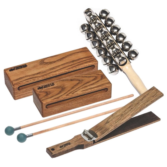 Set de percusión Timber Drum Co T90 Sleigh Ride con cascabeles
