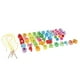 thumbnail image 1 of Juguete De Abalorios Con Cordones De Madera Habilidades Motoras Educativas Tempranas Para Niños Pequeños 46 Abalorios, 1 of 3