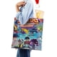 thumbnail image 4 of Akedo Ultimate Bolso de tela con estampado de lienzo para mujer, bolsa de compras reutilizable y estética, con cremallera interior, regalo para mujer, 35 × 40 cm., 4 of 6