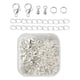 thumbnail image 5 of 80 Piezas Fabricación Accesorios de Bricolaje con 20x Cadena Extremo Caído Sujetadores con 5mm Abierto para , Plata clara, 5 of 5