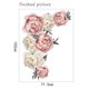 thumbnail image 3 of Pegatina de Pared Kiddale 71,5 × 102 cm – Flores de Peonía y Rosa, 3 of 8