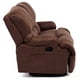 thumbnail image 4 of Bergere Perugia Reclinable 3 Cuerpos Cuero Kentucky Café Moro, 4 of 8
