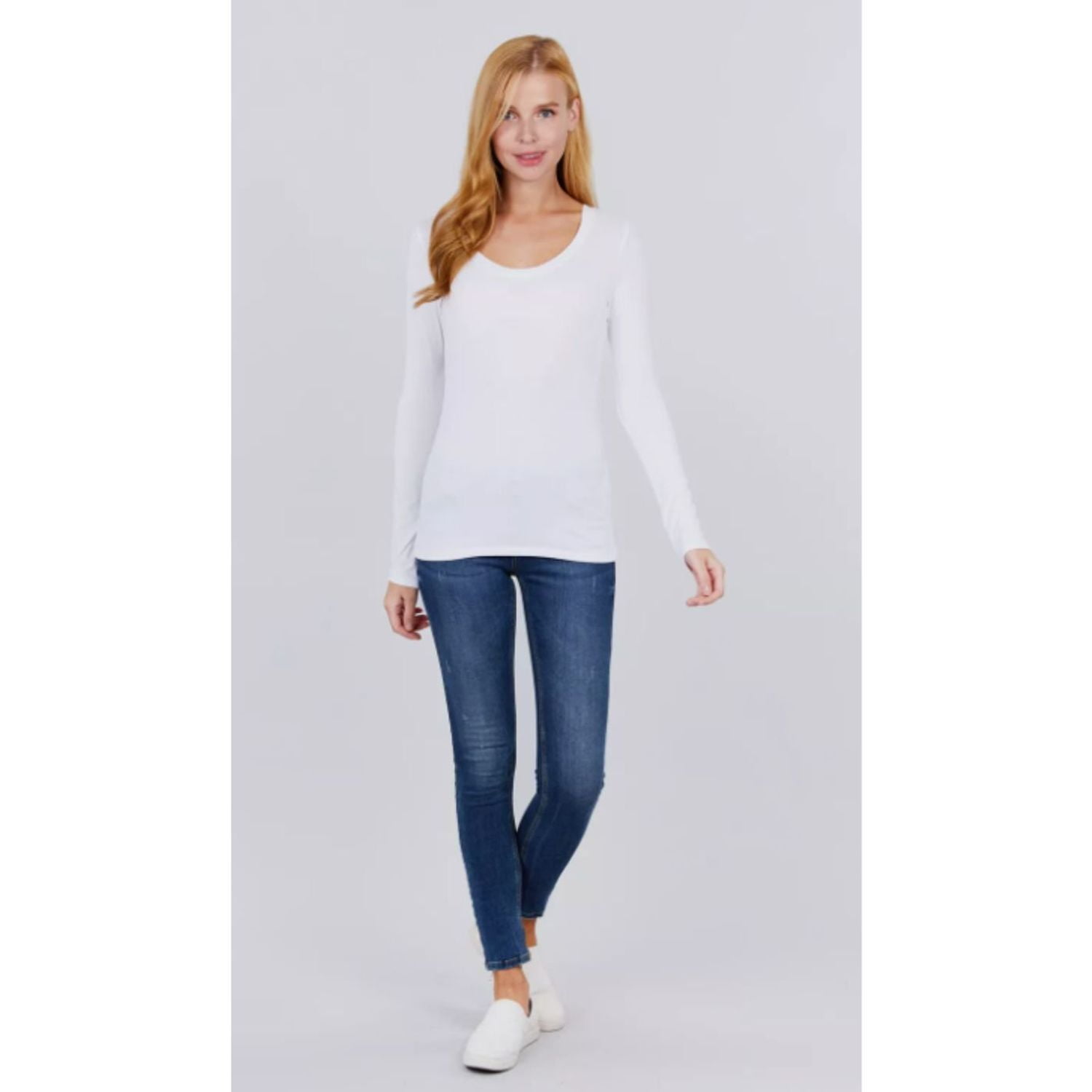 Likeshop - Camiseta Mujer Elasticada Forro Polar Manga Larga 2419