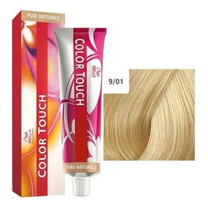 Tinte Para Cabello Wella Color Touch 9/01 Rubio Extra Claro Natural Ceniza 60Ml