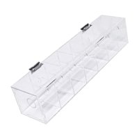 Ioensy - Dispensador De Etiquetas, Portarrollos De Etiquetas Transparente Acrílico De 7 Rejillas Para Pared, Escuela Y Oficina