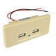 thumbnail image 1 of 12V - 24V Enchufe De Cargador USB Dual Para Automóvil Para Tableta Con Cámara Digital Para Automóvil 4.8A Beige, 1 of 4