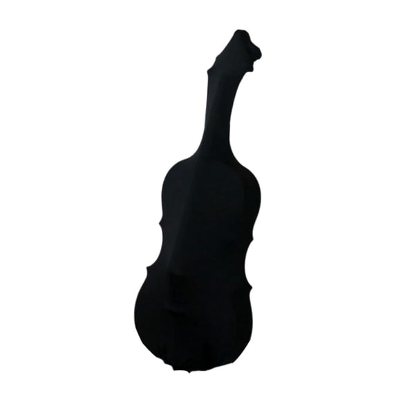 Funda De Seda Para Violonchelo, Suave Y Elegante, Con Cierre De Cordón, Funda Protectora Contra El Polvo, Color Negro.