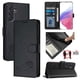 thumbnail image 5 of Funda tipo cartera FOXDOCK para Samsung Galaxy M55 5G con soporte, ranuras, RFID, diseño de gato, 5 of 5