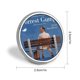thumbnail image 2 of Forrest Gump-Theme Round Button Badge: Premium Metal Construction, Ideal for High-End Events 2.8 cm, 2 of 6