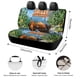 thumbnail image 2 of Grizzy y los Lemmings-theme Car Rear Seat Covers Back Elastic Flexible Car Seat Covers Decorative Fits Most Cars 120x59x76cm, 2 of 6
