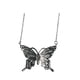thumbnail image 3 of Gargantilla de plata 925 mariposa Circón, 3 of 3