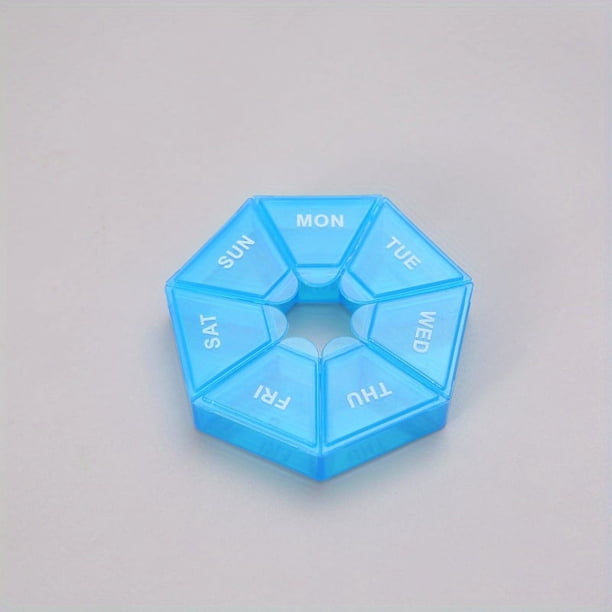 7-Day Large Capacity Portable Medicine Box: Keep Your Medication Organized and Dustproof!