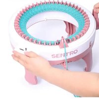 Genérico - Máquina De Tejer Giratoria Manual Con 48 Agujas Sentro