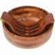 thumbnail image 3 of Juego de ensaladeras AIDEA de madera de acacia con 2 manecillas de madera de 3,5 L, 3 of 7