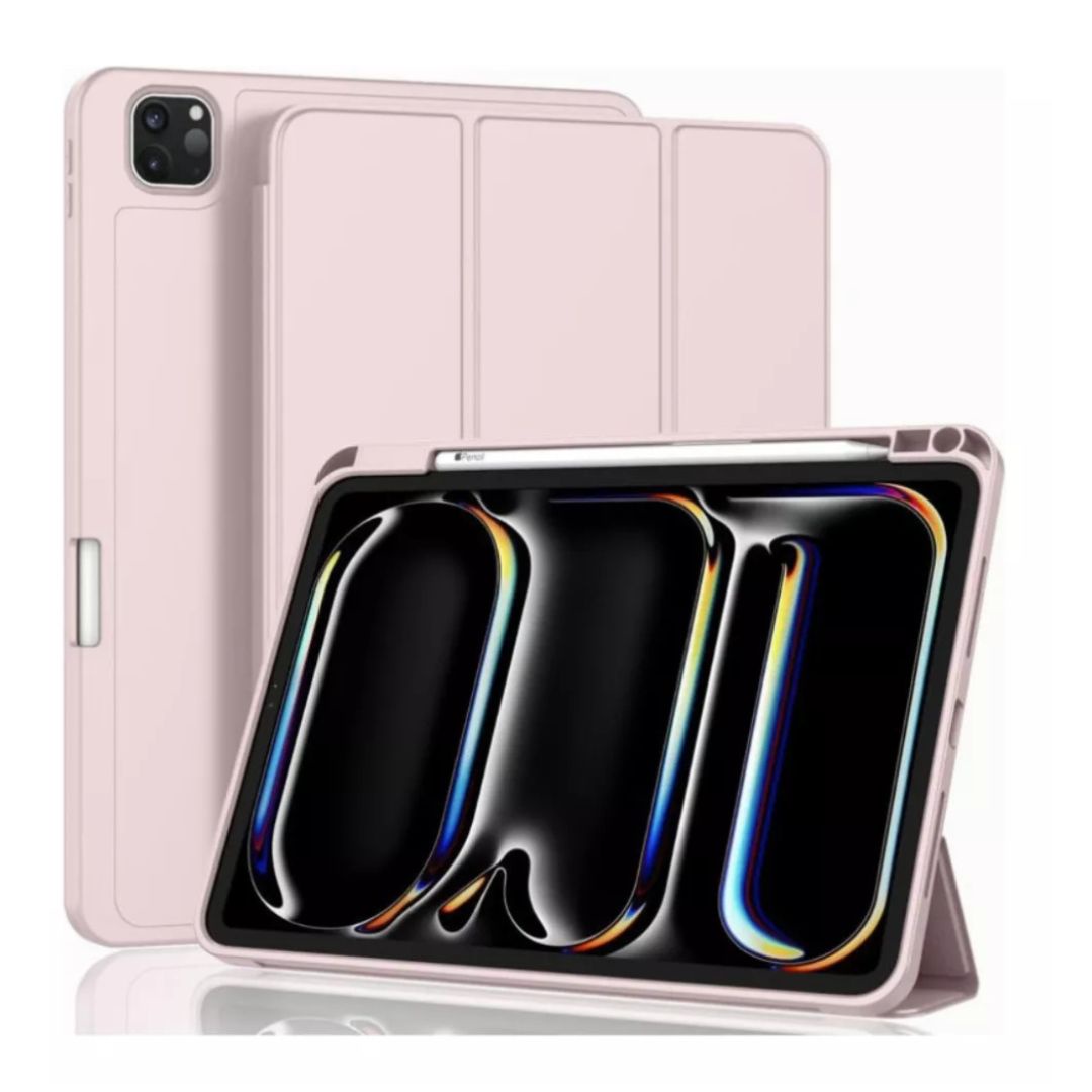 Genérico - Funda Smart Cover Para Ipad Pro 11 M4 2024 - Rosado